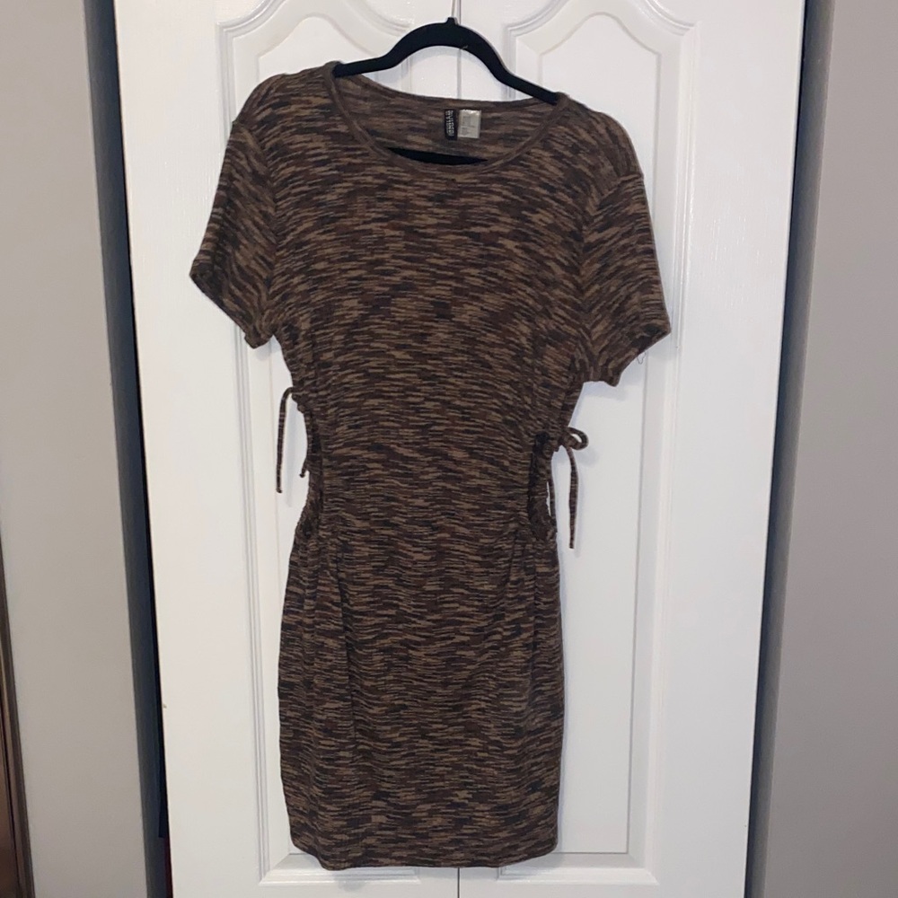 H&M Brown Midi Dress